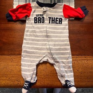 Little Brother Footie Onesie